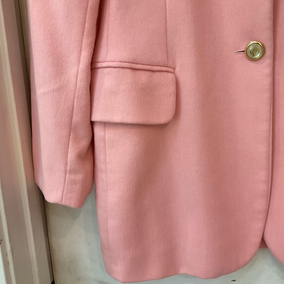 Escada Blazer, Soft Peach Pink, Angora Wool, Size 6 / 38, Great Condition! - Picture 6 of 15